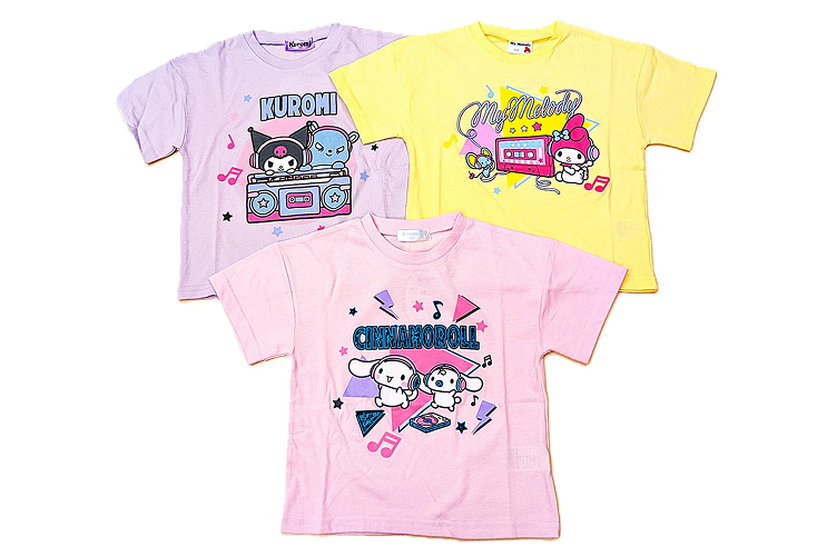 マイメロディ、クロミのシャツ